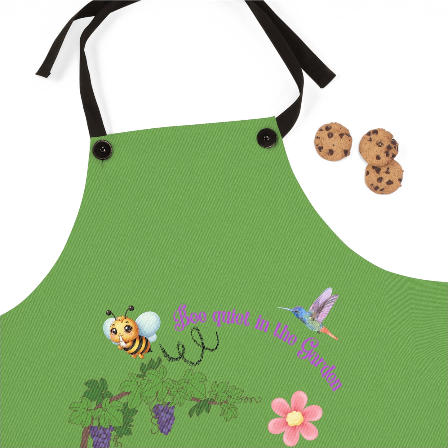 Funny Saying Apron, Vegetable Garden Kitchen Cooking Gift, Gardening Potatoes Beans Corn Design, Cooking Apron with Pockets, Farmhouse
