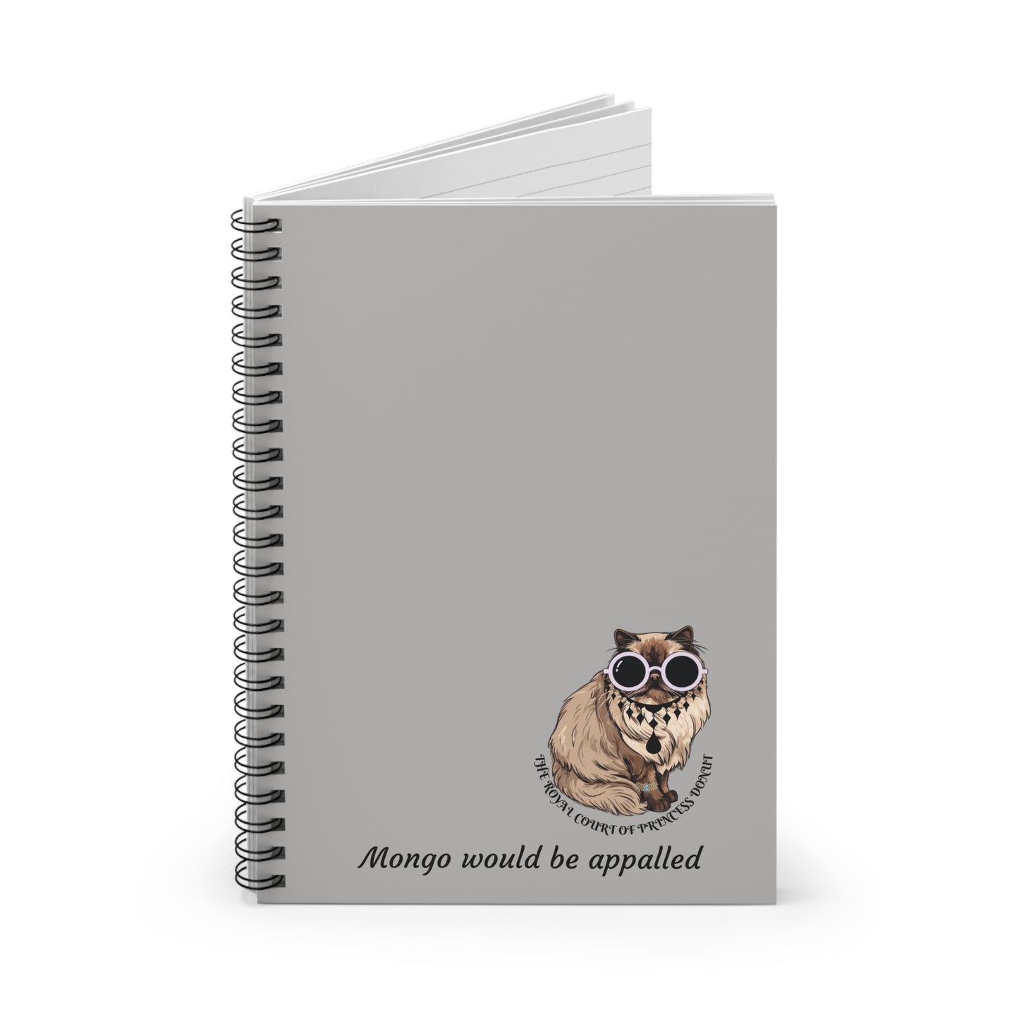 Spiral Notebook - Ruled Line, Princess Donut Dungeon Crawler Carl Journal, Diary, Cute Notepad, Fantasy Character Sketchbook, Gift for