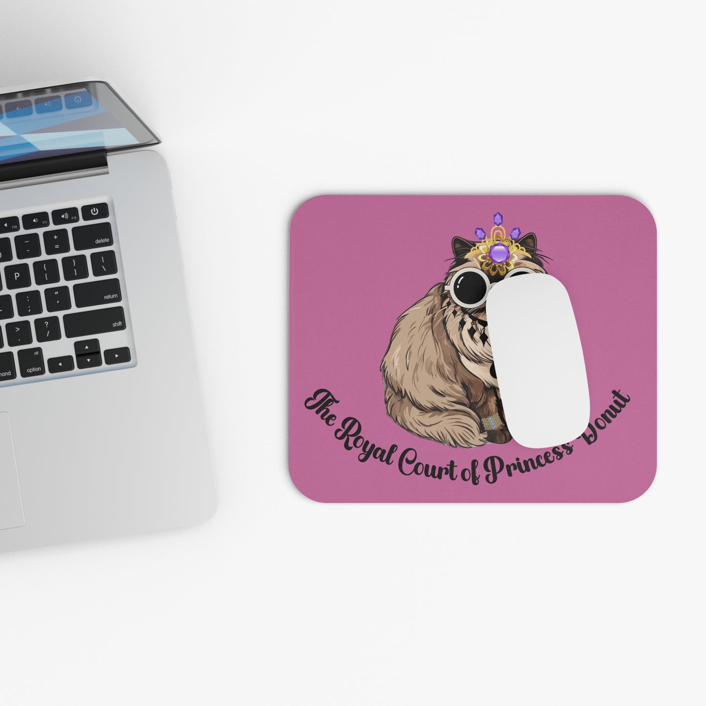 Rectangle Mouse Pad, Dungeon Crawler Carl Princess Donut, Gaming Desk Mat, Office Accessories, Novelty Gift, Princess Decor, Royal Court