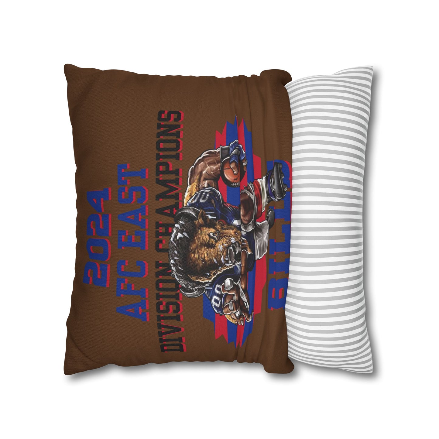 Bills 2024 Division Champs Square Pillowcase