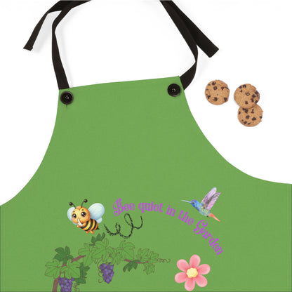 Funny Saying Apron, Vegetable Garden Kitchen Cooking Gift, Gardening Potatoes Beans Corn Design, Cooking Apron with Pockets, Farmhouse