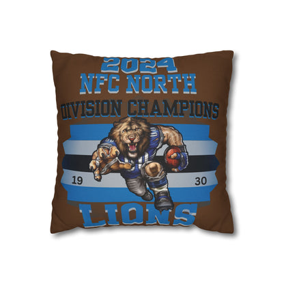 Pillowcase -Lions 2024 Division Champs - NFL Fan Gift