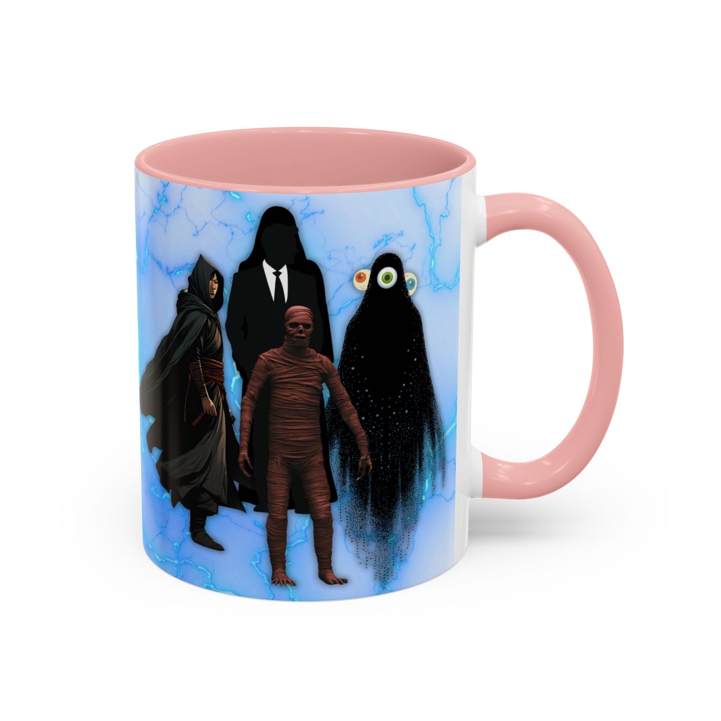 Coffee Mug, Quirky Fun Mug with Characters from 'He who fights with monsters', Jason Asano, Shade, Colin, Gordon, Novelty Gift,