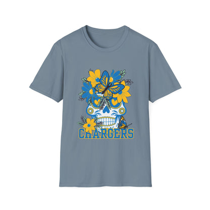 CHARGERS SCULL T-SHIRT