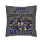 Ravens Square Pillowcase