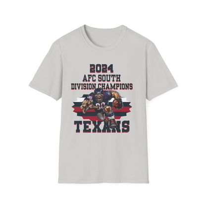 Texans 2024 AFC South Division Champs T-Shirt