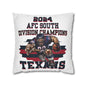 Texans 2024 Division Champs Square Pillowcase