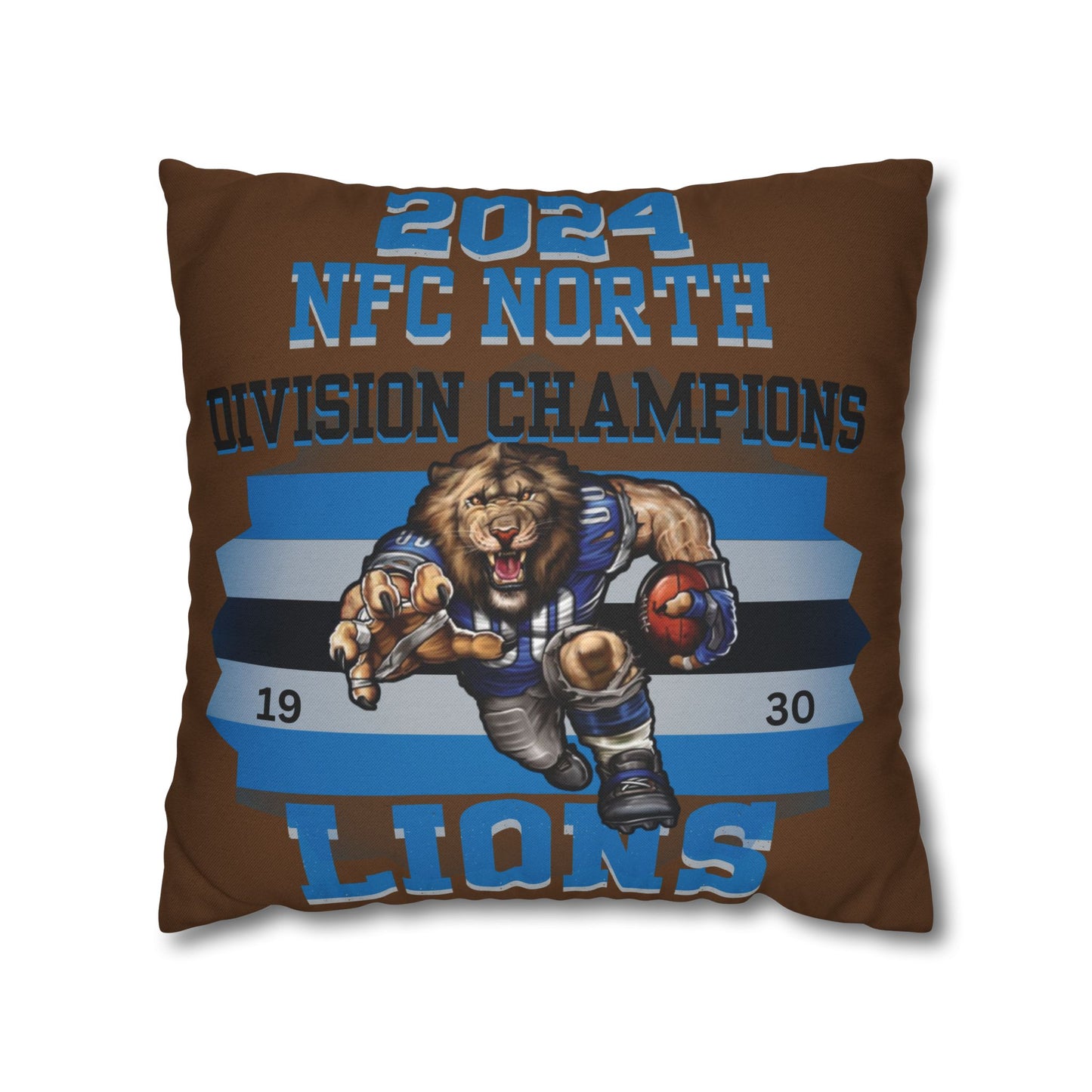 Pillowcase -Lions 2024 Division Champs - NFL Fan Gift