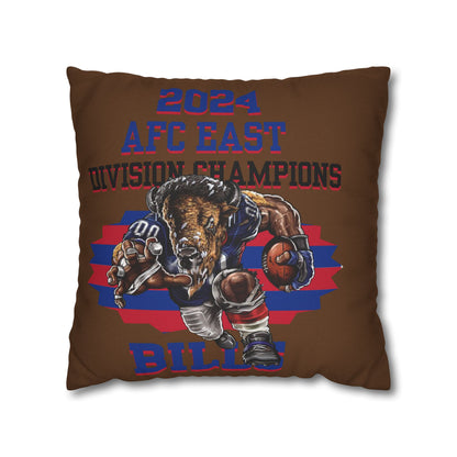 Bills 2024 Division Champs Square Pillowcase