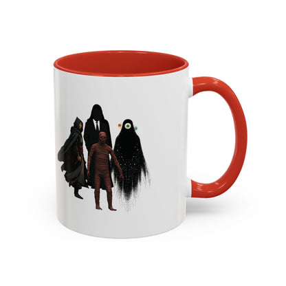 He who fights with monsters Jason Asano, Colin, Shade & Gordon Accent Coffee Mug, Fun Novelty Cup ,  Unique Gift for Book Lovers