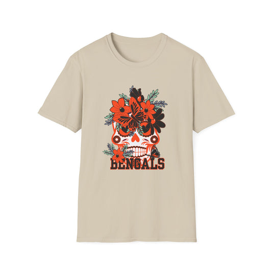 Bengals Skull Unisex T-Shirt