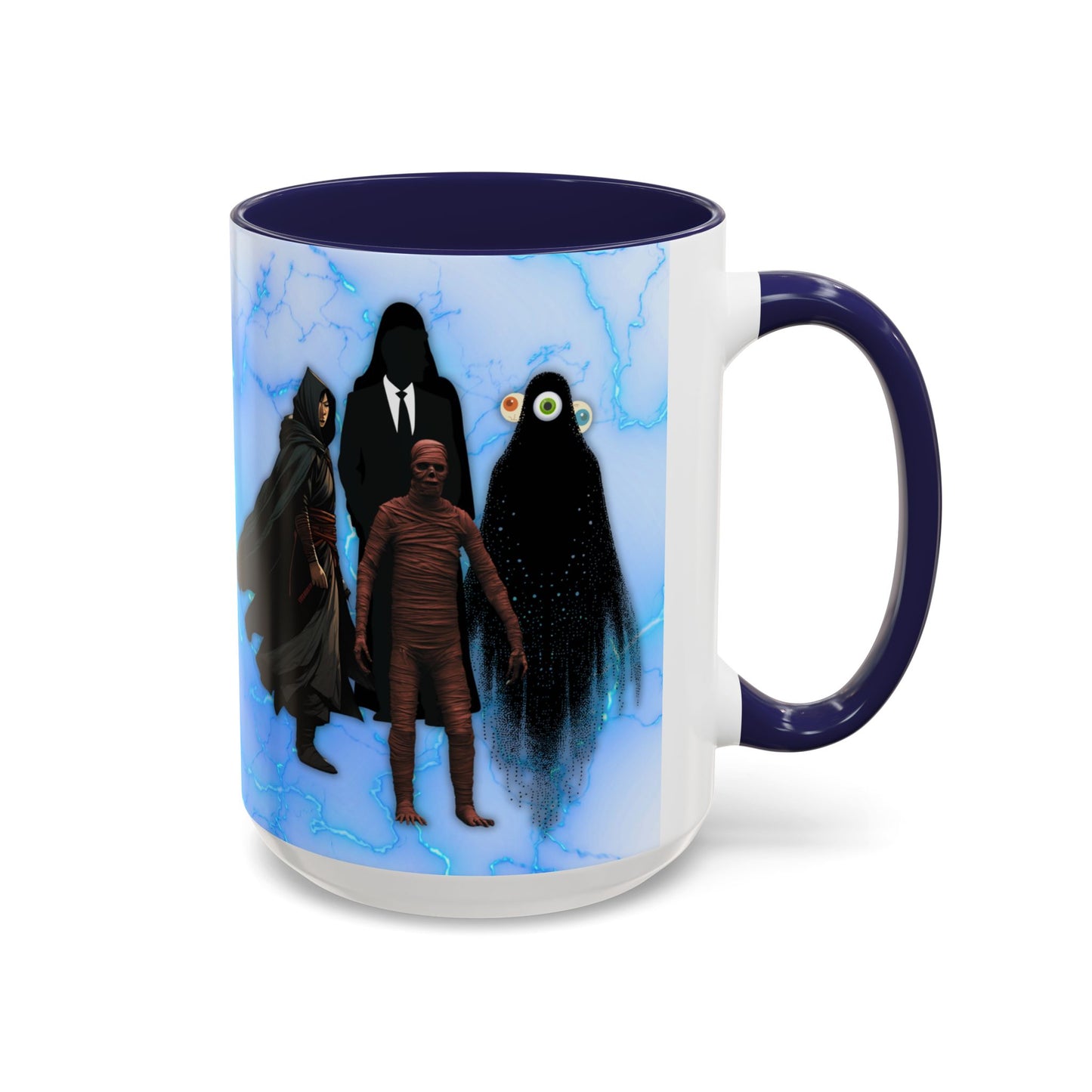 Coffee Mug, Quirky Fun Mug with Characters from 'He who fights with monsters', Jason Asano, Shade, Colin, Gordon, Novelty Gift,