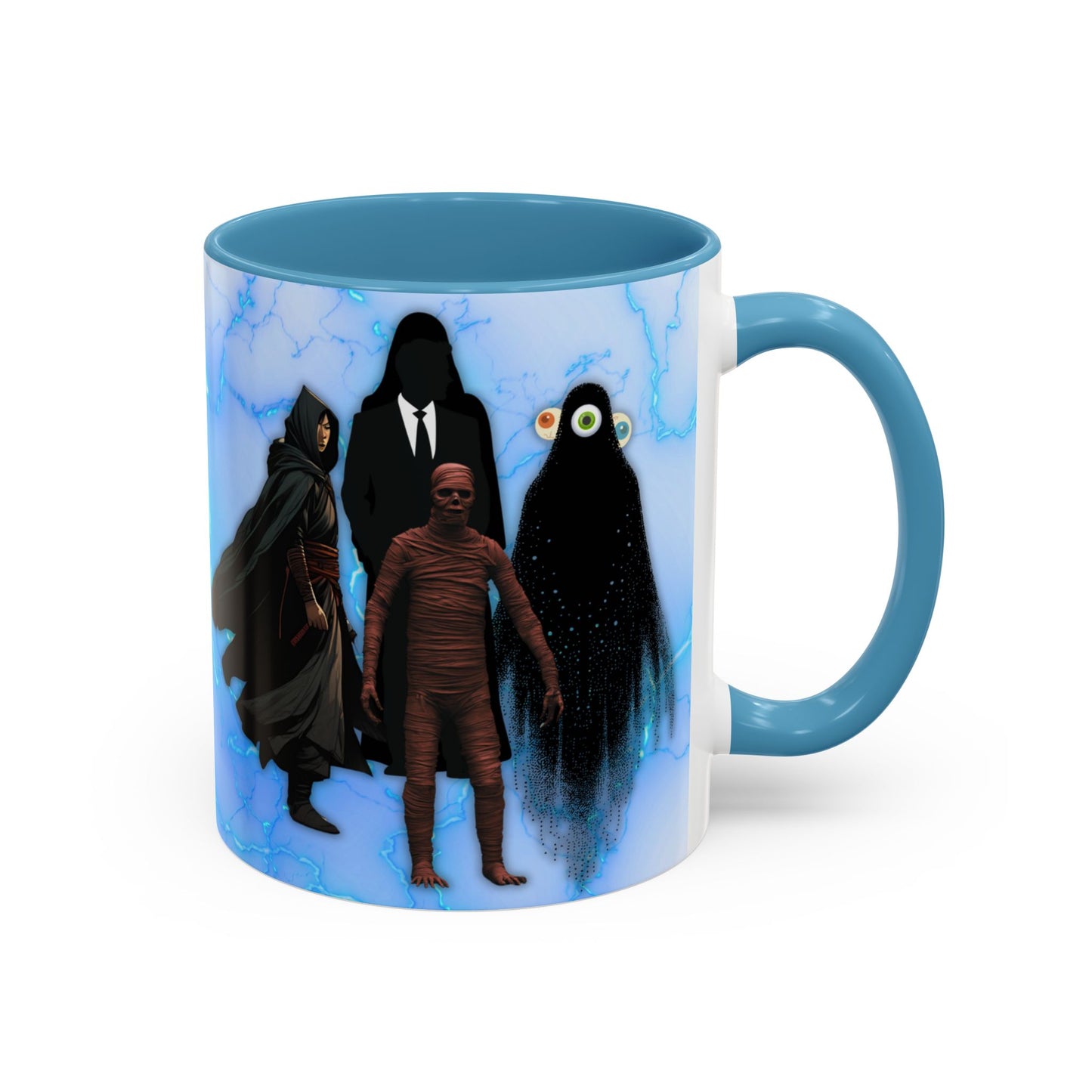 Coffee Mug, Quirky Fun Mug with Characters from 'He who fights with monsters', Jason Asano, Shade, Colin, Gordon, Novelty Gift,