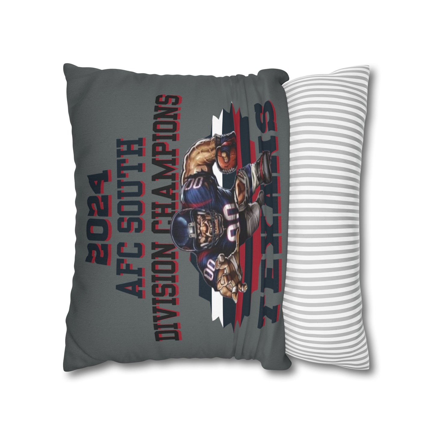 Texans 2024 Division Champs Square Pillowcase