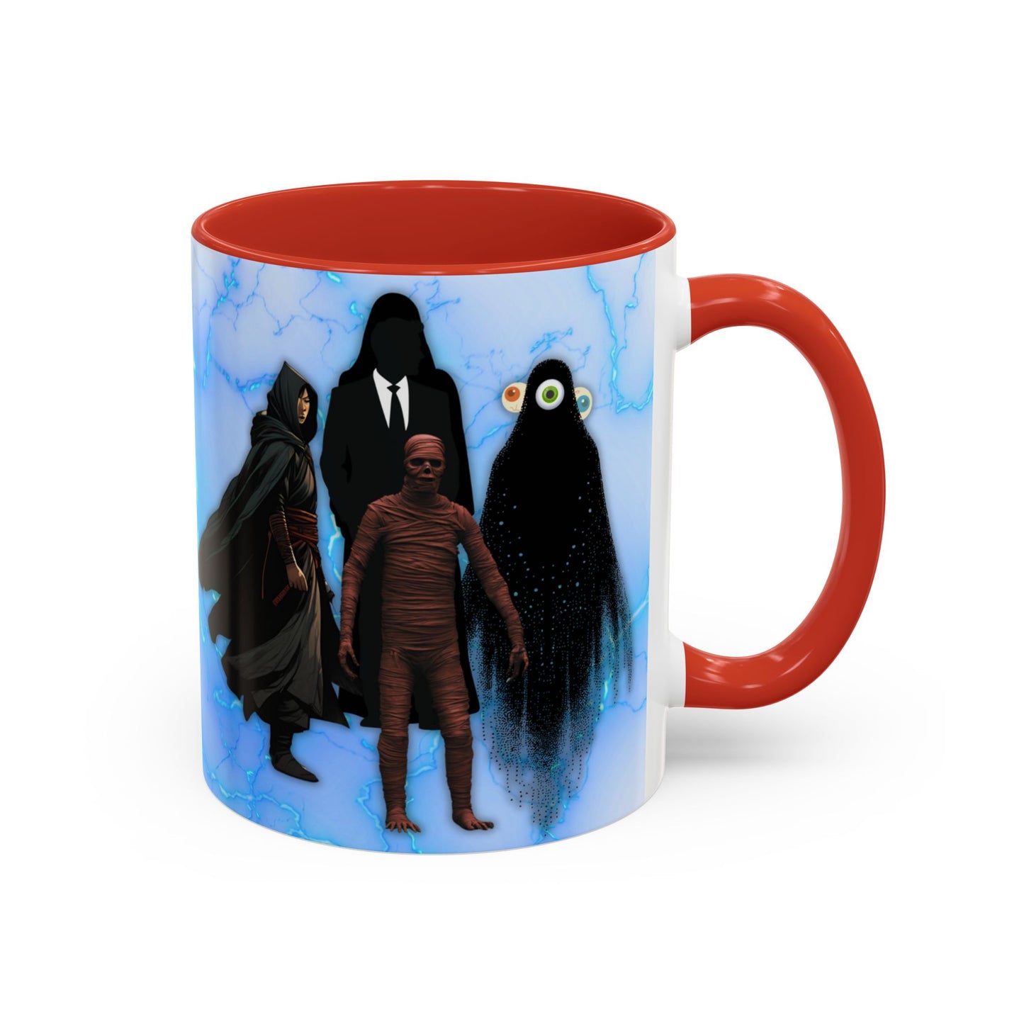 Coffee Mug, Quirky Fun Mug with Characters from 'He who fights with monsters', Jason Asano, Shade, Colin, Gordon, Novelty Gift,