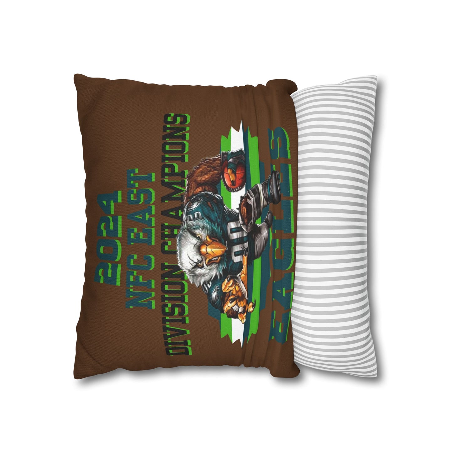 Eagles 2024 Division Champs Square Pillowcase