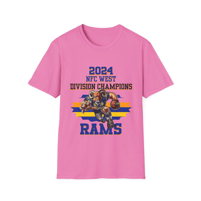 Rams 2024 NFC West Division Champs T-Shirt