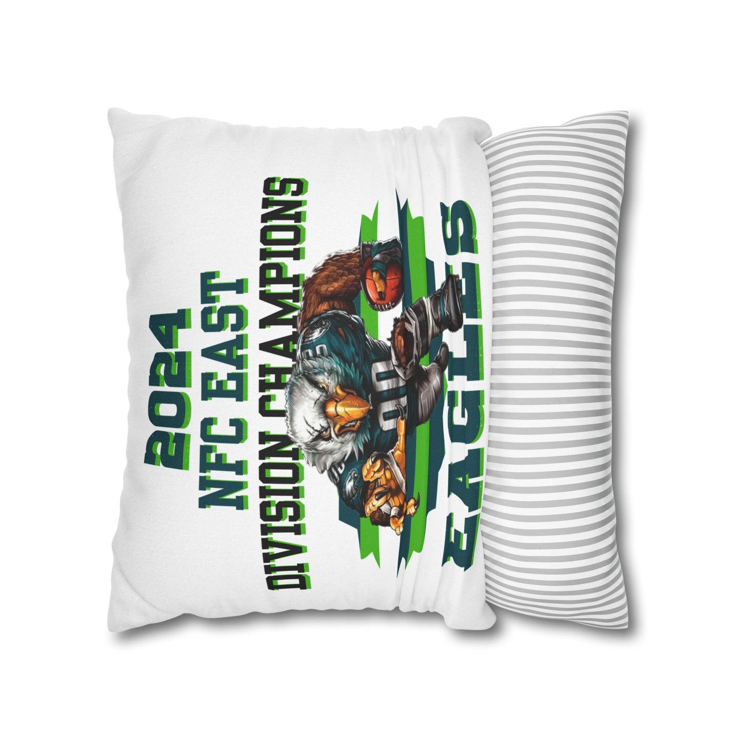 Eagles 2024 Division Champs Square Pillowcase