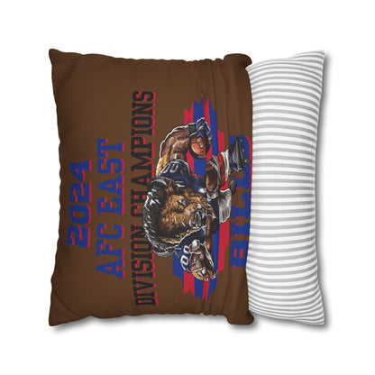 Bills 2024 Division Champs Square Pillowcase