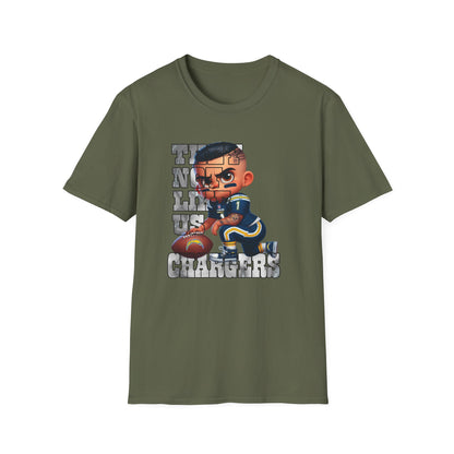 Chargers T-Shirt - Football Fans Unisex Softstyle Tee