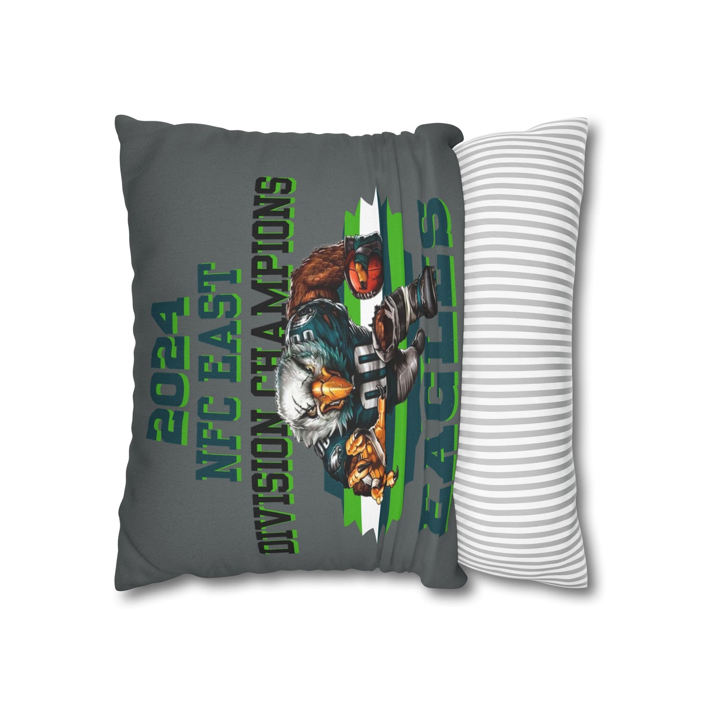 Eagles 2024 Division Champs Square Pillowcase