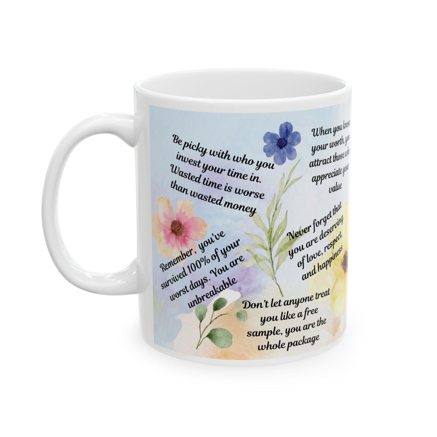 Mug Inspirational Quotes Ceramic