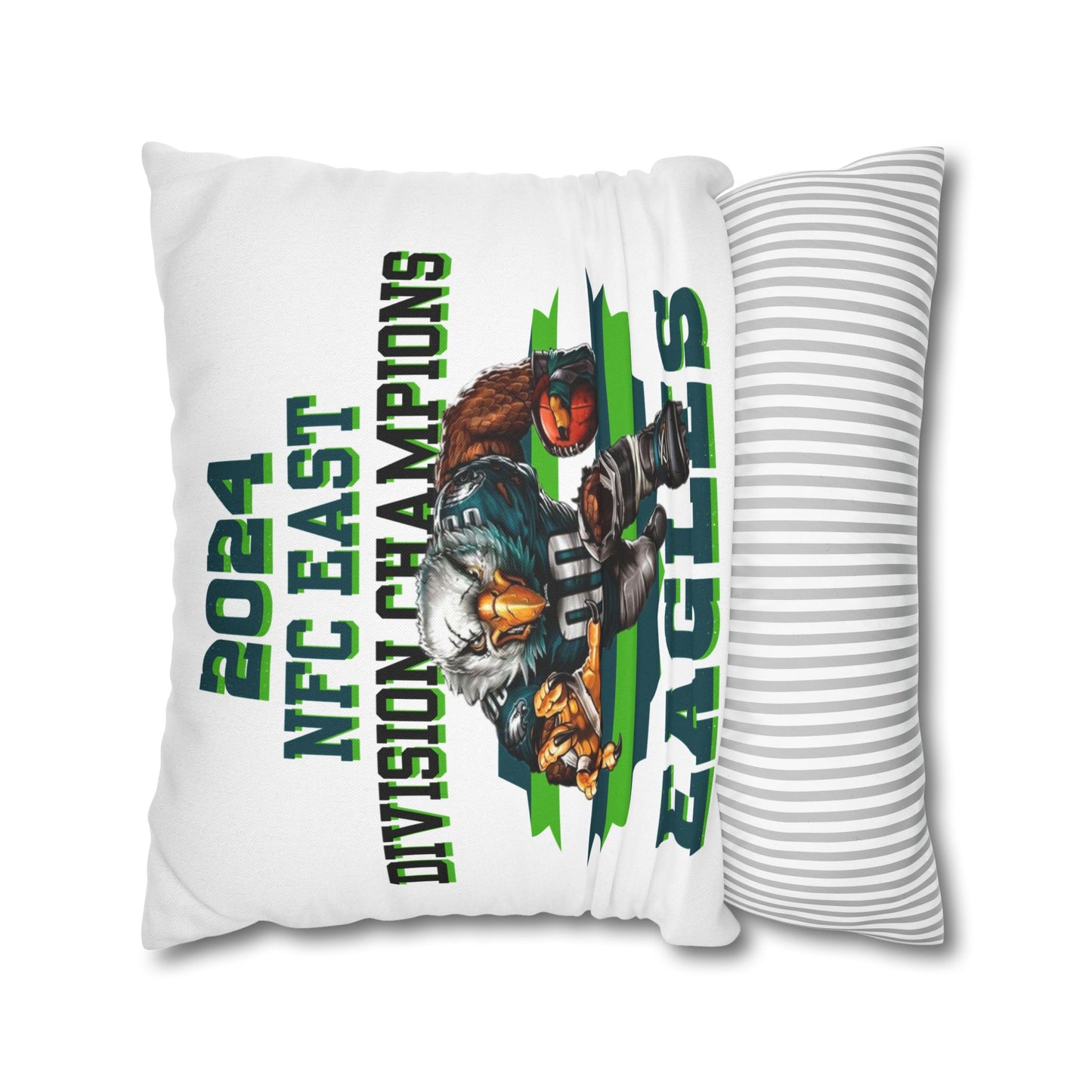 Eagles 2024 Division Champs Square Pillowcase