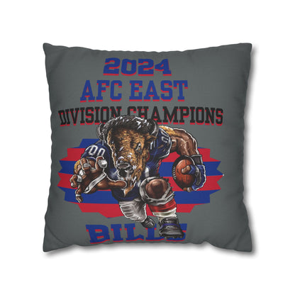 Bills 2024 Division Champs Square Pillowcase