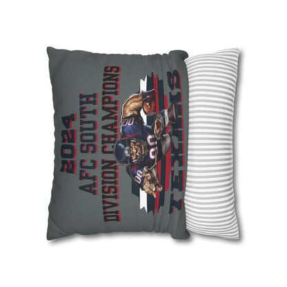 Texans 2024 Division Champs Square Pillowcase