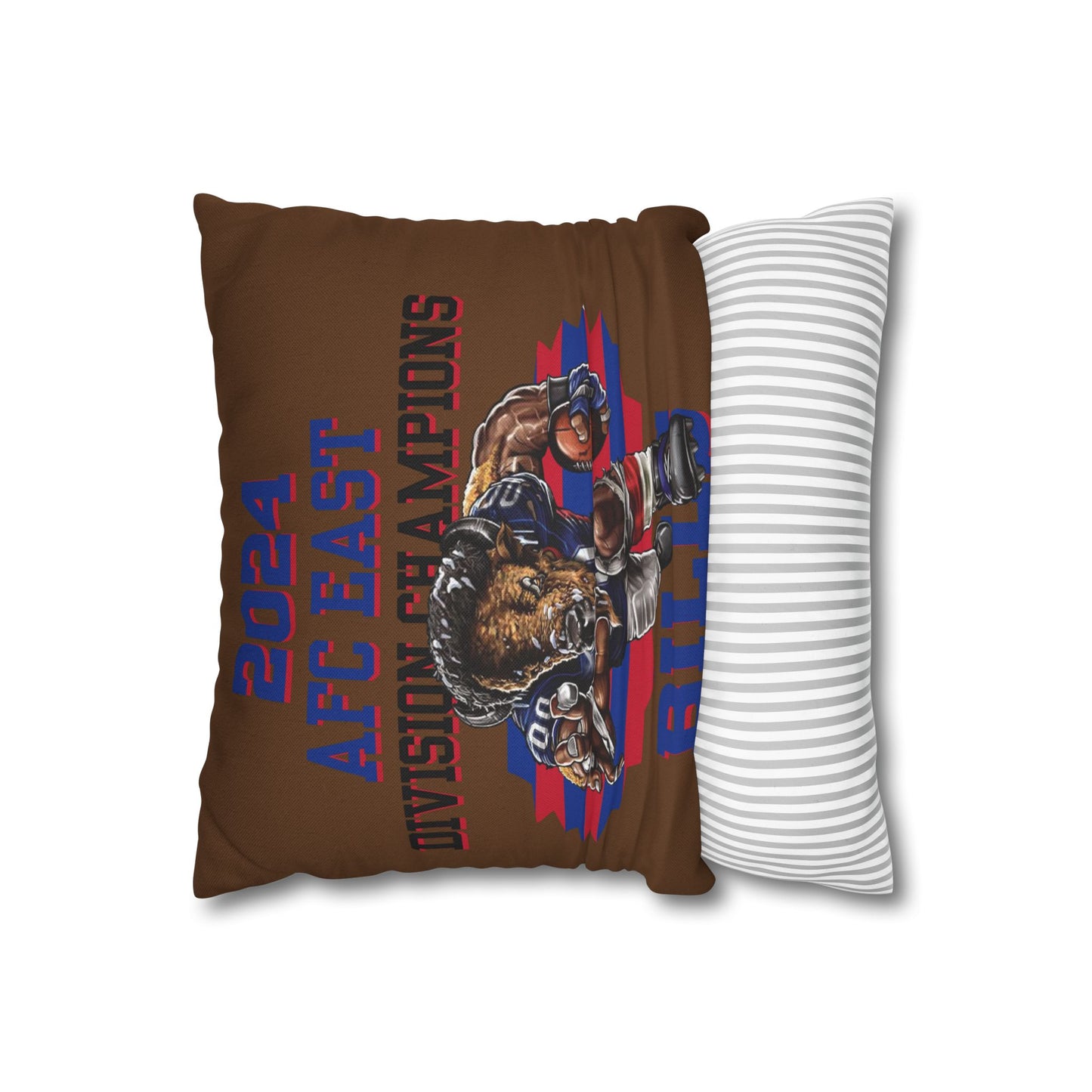 Bills 2024 Division Champs Square Pillowcase