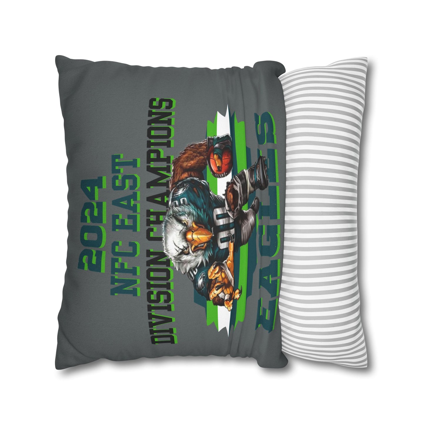 Eagles 2024 Division Champs Square Pillowcase