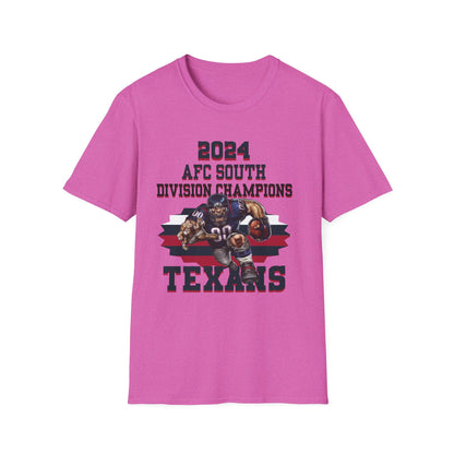 Texans 2024 AFC South Division Champs T-Shirt