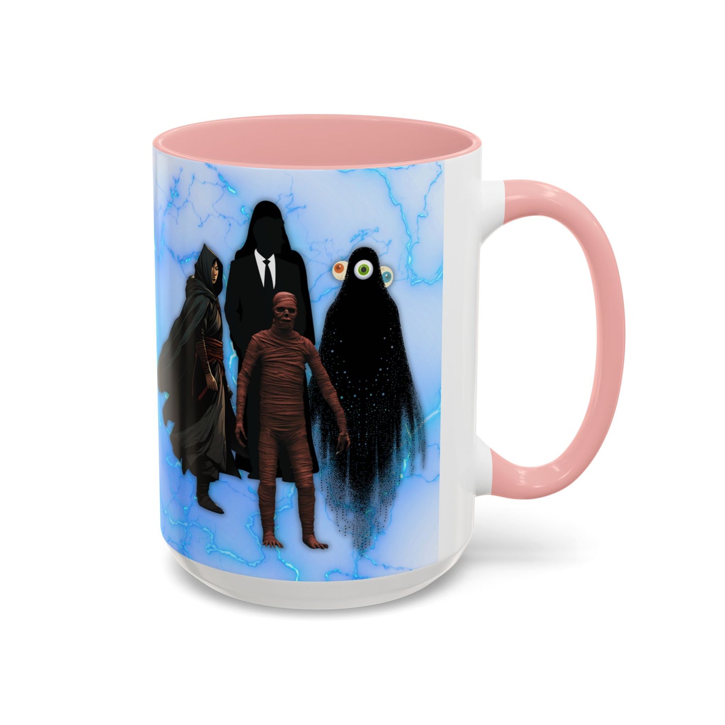 Coffee Mug, Quirky Fun Mug with Characters from 'He who fights with monsters', Jason Asano, Shade, Colin, Gordon, Novelty Gift,