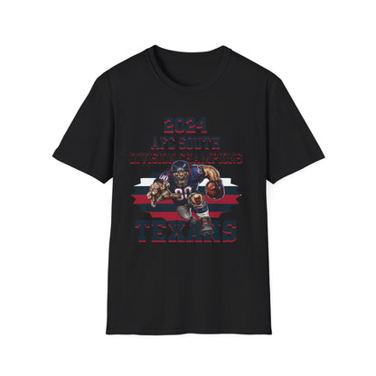 Texans 2024 AFC South Division Champs T-Shirt