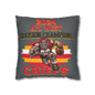 Chiefs 2024 Division Champs Square Pillowcase