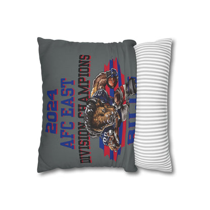 Bills 2024 Division Champs Square Pillowcase