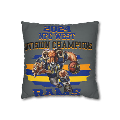 Pillowcase -Rams 2024 Division Champs - NFL Football Fan Gift