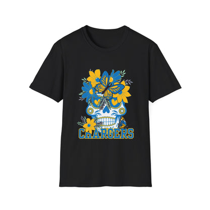 CHARGERS SCULL T-SHIRT