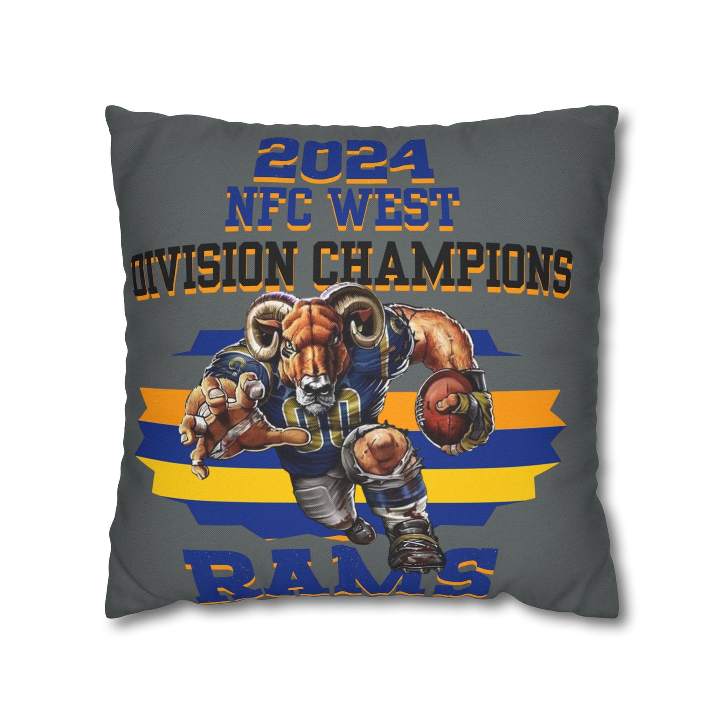 Pillowcase -Rams 2024 Division Champs - NFL Football Fan Gift