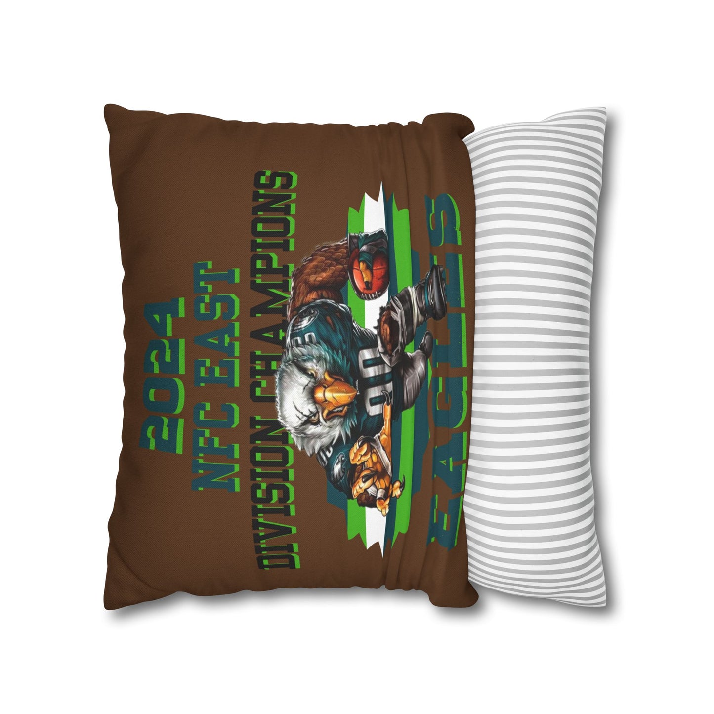 Eagles 2024 Division Champs Square Pillowcase