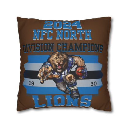 Pillowcase -Lions 2024 Division Champs - NFL Fan Gift