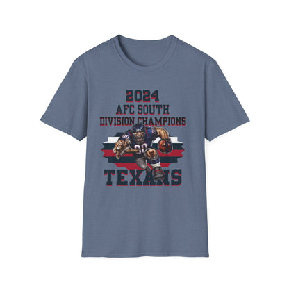 Texans 2024 AFC South Division Champs T-Shirt