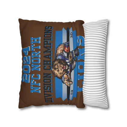 Pillowcase -Lions 2024 Division Champs - NFL Fan Gift