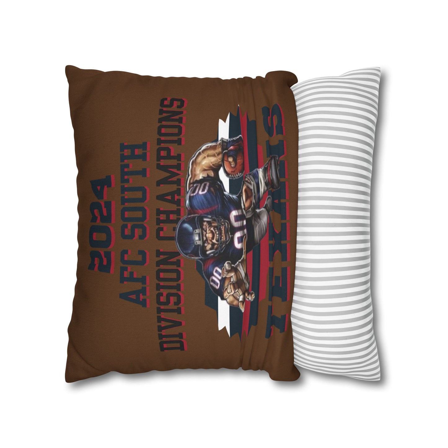 Texans 2024 Division Champs Square Pillowcase