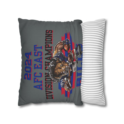 Bills 2024 Division Champs Square Pillowcase