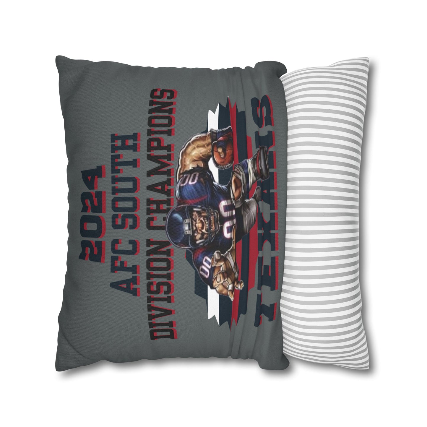 Texans 2024 Division Champs Square Pillowcase