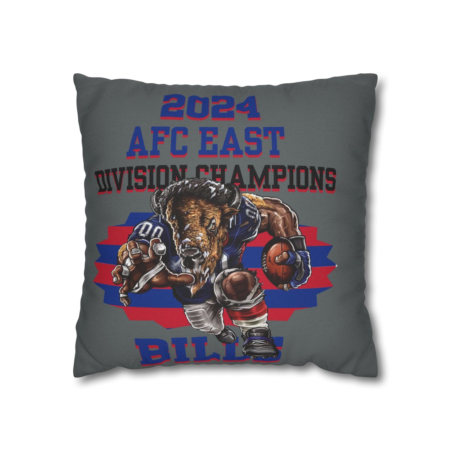 Bills 2024 Division Champs Square Pillowcase