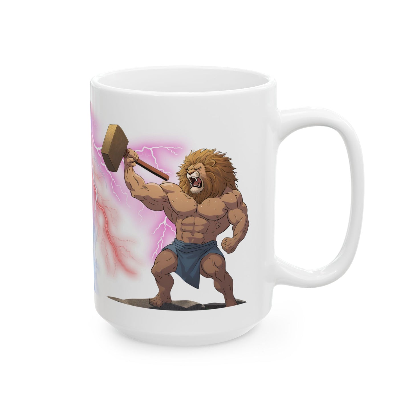 Mug with Hero Gary the Lion from 'He Who Fights with Monsters'