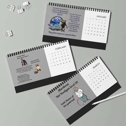 2026 Dungeon Crawler Carl Desktop Calendar