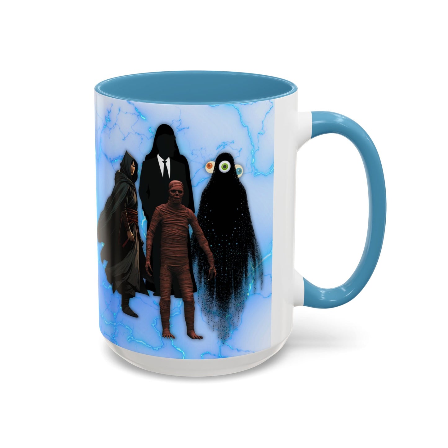 Coffee Mug, Quirky Fun Mug with Characters from 'He who fights with monsters', Jason Asano, Shade, Colin, Gordon, Novelty Gift,